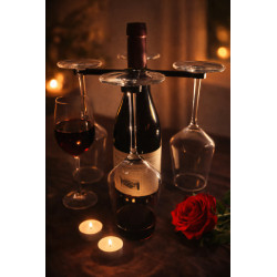 Vin- & Glas Holder (4 glas) 2