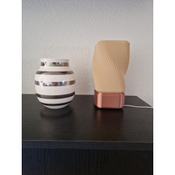AURORA FIELD – Designlampe i beige & kobber 2