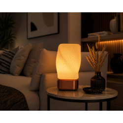 AURORA FIELD – Designlampe i beige & kobber 2