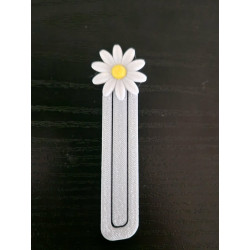 BlomsterKlemmen – Marguerit bogmærke