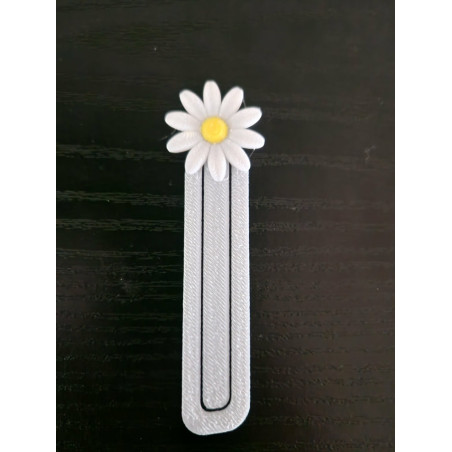 BlomsterKlemmen – Marguerit bogmærke