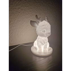 Lille rensdyr LED-lampe